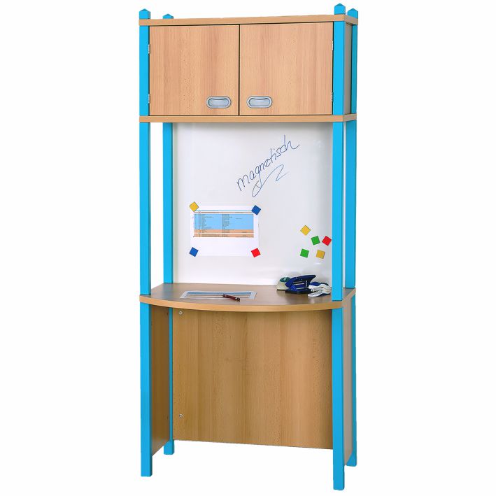 ST Regalarbeitsplatz mit Whiteboard-Rückwand